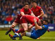 18 May 2019; Dave Kilcoyne of Munster is tackled by Robbie Henshaw of Leinster during the Guinness PRO14 semi-final match between Leinster and Munster at the RDS Arena in Dublin. Photo by Diarmuid Greene/Sportsfile