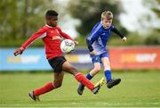 18 may 2019; NDSL in blue in action against Longford in red during the U12 SFAI Subway Plate National Final match between NDSL and Longford in Gainstown, Mullingar, Co. Westmeath. Photo by Oliver McVeigh/Sportsfile