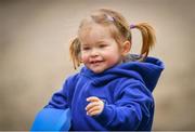 18 May 2019; Leinster supporter 2 year old Olwyn Keogh ahead of the Guinness PRO14 semi-final match between Leinster and Munster at the RDS Arena in Dublin. Photo by Ramsey Cardy/Sportsfile