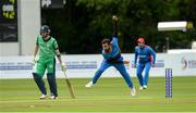 19 May 2019; Dawlat Zadran of Afghanistan bowls during the One-Day International between Ireland and Afghanistan at Stormont in Belfast. Photo by Oliver McVeigh/Sportsfile