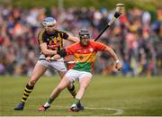 19 May 2019; Richard Coady of Carlow in action against TJ Reid of Kilkenny during the Leinster GAA Hurling Senior Championship Round 2 match between Carlow and Kilkenny at Netwatch Cullen Park in Carlow. Photo by Ben McShane/Sportsfile