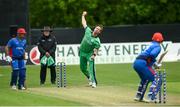 19 May 2019; Boyd Rankin of Ireland bowls during the One-Day International between Ireland and Afghanistan at Stormont in Belfast. Photo by Oliver McVeigh/Sportsfile