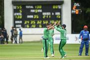 19 May 2019; The Ireland players celebrate victory after the One-Day International between Ireland and Afghanistan at Stormont in Belfast. Photo by Oliver McVeigh/Sportsfile
