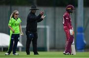 5 May 2019; Umpire Azam Baig during the T20 International between Ireland and West Indies at the YMCA Cricket Ground, Ballsbridge, Dublin.  Photo by Brendan Moran/Sportsfile