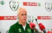 29 May 2019; Republic of Ireland Manager, Mick McCarthy was at the SPAR FAI Primary School 5s National Finals where he announced the team to take on Denmark in the UEFA European Championship Qualifiers. Mick McCarthy watched on as future stars were in action at the AVIVA Stadium with girls and boys from 13 counties battling it out for national honours. The 2019 SPAR FAI Primary School 5s Programme was the biggest yet with a record 37,448 participants from 1,696 schools taking part in county, regional and provincial blitzes nationwide. Photo by Sam Barnes/Sportsfile