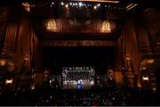 30 May 2019; Anthony Joshua during a press conference, at the Beacon Theater on Broadway, ahead of his World Heavyweight title fight with Andy Ruiz Jr, on Saturday night at Madison Square Garden, in New York, USA. Photo by Stephen McCarthy/Sportsfile