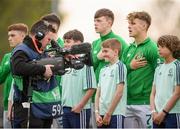 6 May 2019; Republic of Ireland players, including Matt Everitt, second from right, during the 2019 UEFA European Under-17 Championships Group A match between Republic of Ireland and Czech Republic at the Regional Sports Centre in Waterford. Photo by Stephen McCarthy/Sportsfile