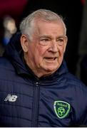 6 May 2019; Former FAI President Tony Fitzgerald during the 2019 UEFA European Under-17 Championships Group A match between Republic of Ireland and Czech Republic at the Regional Sports Centre in Waterford. Photo by Stephen McCarthy/Sportsfile