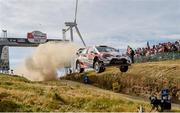 2 June 2019; Ott Tänak and Martin Järveoja in their Toyota Yaris WRC on SS 17 Fafe during Round 7 of the FIA World Rally Championship at Porto in Portugal. Photo by Philip Fitzpatrick/Sportsfile