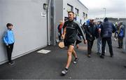 2 June 2019; Peter Duggan of Clare arrives prior to the Munster GAA Hurling Senior Championship Round 3 match between Clare and Tipperary at Cusack Park in Ennis, Co. Clare. Photo by Diarmuid Greene/Sportsfile