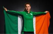 7 June 2019; Team Ireland badminton player Chloe Magee after being announced as the Ireland flagbearer at the European Games in Minsk, at the Sport Ireland Institute in Abbotstown, Dublin. Photo by David Fitzgerald/Sportsfile