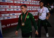 7 June 2019; Josh Cullen of Republic of Ireland prior to the UEFA EURO2020 Qualifier Group D match between Denmark and Republic of Ireland at Telia Parken in Copenhagen, Denmark. Photo by Stephen McCarthy/Sportsfile