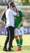 12 June 2019; Stephen Kenny head coach of Ireland and Conor Coventry of Ireland looks dejected after defeat during the 2019 Maurice Revello Toulon Tournament Semi-Final match between Brazil and Republic of Ireland at Stade De Lattre in Aubagne, France. Photo by Alexandre Dimou