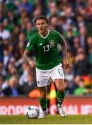 10 June 2019; Jeff Hendrick of Republic of Ireland during the UEFA EURO2020 Qualifier Group D match between Republic of Ireland and Gibraltar at the Aviva Stadium, Lansdowne Road in Dublin. Photo by Harry Murphy/Sportsfile