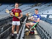 19 June 2019; Joe McDonagh Cup finalists Paddy Purcell of Laois, right, and Aonghus Clarke of Westmeath during a Joe McDonagh Cup, Christy Ring, Nicky Rackard & Lory Meagher Cup Final media event at Croke Park in Dublin. Photo by Matt Browne/Sportsfile