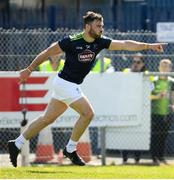 22 June 2019; Fergal Conway of Kildare celebrates after scoring his side's first goal of the game during the GAA Football All-Ireland Senior Championship Round 2 match between Antrim and Kildare at Corrigan Park in Belfast, Antrim. Photo by Ramsey Cardy/Sportsfile