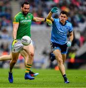 23 June 2019; Graham Reilly of Meath in action against David Byrne of Dublin during the Leinster GAA Football Senior Championship Final match between Dublin and Meath at Croke Park in Dublin. Photo by Ray McManus/Sportsfile