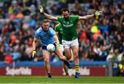 23 June 2019; Ciaran Kilkenny of Dublin  in action against Graham Reilly of Meath during the Leinster GAA Football Senior Championship Final match between Dublin and Meath at Croke Park in Dublin. Photo by Ray McManus/Sportsfile