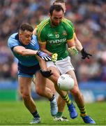 23 June 2019; Cormac Costello of Dublin is tackled by Graham Reilly of Meath during the Leinster GAA Football Senior Championship Final match between Dublin and Meath at Croke Park in Dublin. Photo by Ray McManus/Sportsfile