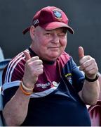 29 June 2019; Westmeath supporter Johnny McCoy from Mullingar, Co. Westmeath was the first supporter to arrive ahead of the GAA Football All-Ireland Senior Championship Round 3 match between Westmeath and Clare at TEG Cusack Park in Mullingar, Westmeath. Photo by Sam Barnes/Sportsfile