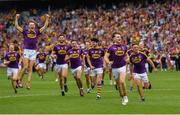 30 June 2019; Wexford players celebrate following the Leinster GAA Hurling Senior Championship Final match between Kilkenny and Wexford at Croke Park in Dublin. Photo by Ramsey Cardy/Sportsfile
