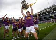 30 June 2019; Rory O'Connor of Wexford celebrates following the Leinster GAA Hurling Senior Championship Final match between Kilkenny and Wexford at Croke Park in Dublin. Photo by Ramsey Cardy/Sportsfile