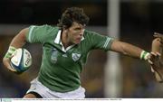 1 November 2003; Shane Horgan, Ireland. 2003 Rugby World Cup, Pool A, Ireland v Australia, Telstra Dome, Melbourne, Victoria, Australia. Picture credit; Brendan Moran / SPORTSFILE *EDI*