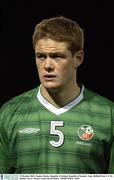 29 October 2003; Stephen Paisley, Republic of Ireland. Republic of Ireland v Italy, Belfield Park, U.C.D., Dublin. Soccer. Picture credit; David Maher / SPORTSFILE *EDI*