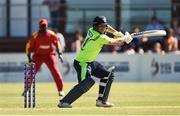 14 July 2019; Gary Wilson of Ireland batting during the 3rd T20 Cricket International match between Ireland and Zimbabwe at Bready Cricket Club, in Magheramason, Co. Tyrone. Photo by Oliver McVeigh/Sportsfile