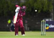 28 May 2019; Kycia Knight of West Indies during the Women’s Cricket International between Ireland and West Indies at Pembroke Cricket Club in Dublin. Photo by Harry Murphy/Sportsfile