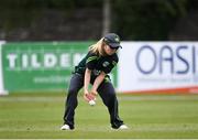 28 May 2019; Celeste Raack of Ireland warms  up prior to the Women’s Cricket International between Ireland and West Indies at Pembroke Cricket Club in Dublin. Photo by Harry Murphy/Sportsfile