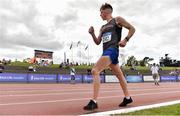 28 July 2019; David Kenny of Farranfore Maine Valley A.C., Co. Kerry, competing in the Men's 10k Walk during day two of the Irish Life Health National Senior Track & Field Championships at Morton Stadium in Santry, Dublin. Photo by Sam Barnes/Sportsfile