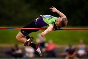 28 July 2019; Jordan Lee of Killarney Valley A.C., Co. Kerry during day two of the Irish Life Health National Senior Track & Field Championships at Morton Stadium in Santry, Dublin. Photo by Harry Murphy/Sportsfile
