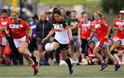 31 July 2019; Maya Wada of Asia Cranes in the Ladies Football Native Born tournament game against Canada East Ladies B during the Renault GAA World Games 2019 Day 3 at WIT Arena, Carriganore, Co. Waterford.  Photo by Piaras Ó Mídheach/Sportsfile