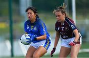 31 July 2019; Resi Kresse of Europe Eagles, left, in action against St Colmcilles, Britain, during the Renault GAA World Games 2019 Day 3 at WIT Arena, Carriganore, Co. Waterford United.  Photo by Piaras Ó Mídheach/Sportsfile