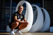 3 August 2019; Republic of Ireland's Katie McCabe poses for a portrait at their team hotel in Manhattan Beach, California, USA. Photo by Cody Glenn/Sportsfile