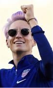 3 August 2019; Megan Rapinoe of USA prior to the Women's International Friendly match between USA and Republic of Ireland at Rose Bowl in Pasadena, California, USA. Photo by Cody Glenn/Sportsfile