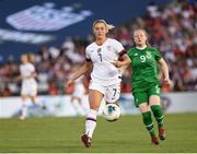 3 August 2019; Abby Dahlkemper of USA during the Women's International Friendly match between USA and Republic of Ireland at Rose Bowl in Pasadena, California, USA. Photo by Cody Glenn/Sportsfile