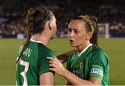 3 August 2019; Katie McCabe, right, and Jess Gargan of Republic of Ireland following the Women's International Friendly match between USA and Republic of Ireland at Rose Bowl in Pasadena, California, USA. Photo by Cody Glenn/Sportsfile