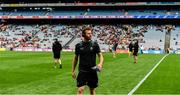 10 August 2019;Jack McCaffrey of Dublin walks the pitch, during half time in the minor game, prior to the GAA Football All-Ireland Senior Championship Semi-Final match between Dublin and Mayo at Croke Park in Dublin. Photo by Ray McManus/Sportsfile
