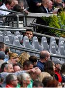 10 August 2019; Injured Mayo player Jason Doherty looks on before the GAA Football All-Ireland Senior Championship Semi-Final match between Dublin and Mayo at Croke Park in Dublin. Photo by Piaras Ó Mídheach/Sportsfile