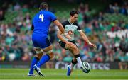10 August 2019; Joey Carbery of Ireland in action against Alessandro Zanni of Italy during the Guinness Summer Series 2019 match between Ireland and Italy at the Aviva Stadium in Dublin. Photo by Brendan Moran/Sportsfile