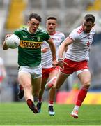11 August 2019; David Clifford of Kerry in action against Ronan McNamee of Tyrone during the GAA Football All-Ireland Senior Championship Semi-Final match between Kerry and Tyrone at Croke Park in Dublin. Photo by Brendan Moran/Sportsfile