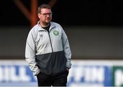 9 August 2019; Bray Wanderers kitman Stephen McGuire during the Extra.ie FAI Cup First Round match between St. Patrick’s Athletic and Bray Wanderers at Richmond Park in Dublin. Photo by Ben McShane/Sportsfile