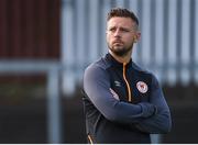 9 August 2019; St Patrick's Athletic Coach/Director of Football Ger O'Brien prior to the Extra.ie FAI Cup First Round match between St. Patrick’s Athletic and Bray Wanderers at Richmond Park in Dublin. Photo by Ben McShane/Sportsfile