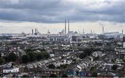 11 August 2019; A view of the Dublin City skyline as seen from the roof of Croke Park Stadium in Dublin, Ireland. Photo by Stephen McCarthy/Sportsfile