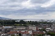 11 August 2019; A view of the Dublin City skyline as seen from the roof of Croke Park Stadium in Dublin, Ireland. Photo by Stephen McCarthy/Sportsfile