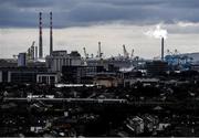 11 August 2019; A view of the Dublin City skyline as seen from the roof of Croke Park Stadium in Dublin, Ireland. Photo by Stephen McCarthy/Sportsfile