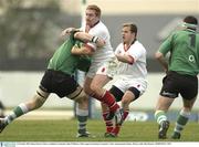 8 November 2003; Shane Stewart, Ulster, is tackled by Connacht's John O'Sullivan. Celtic League Tournament, Connacht v Ulster, Sportsground, Galway. Picture credit; Matt Browne / SPORTSFILE *EDI*