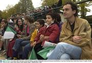 8 November 2003; Spectators watch the Railway cup final. M Donnelly Sponsored Interprovincial Railway Cup Senior Hurling Final, Giulio Onesti Sports Complex, Parioli, Rome, Italy. Picture credit; Damien Eagers / SPORTSFILE *EDI*